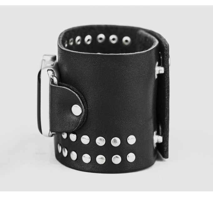 широкий Шкіряний ремінець для Apple Watch серії 3 4 5 6 7 8 9 SE Ultra Ultra 2 38 40 41 42 44 45 49 мм, 1070 