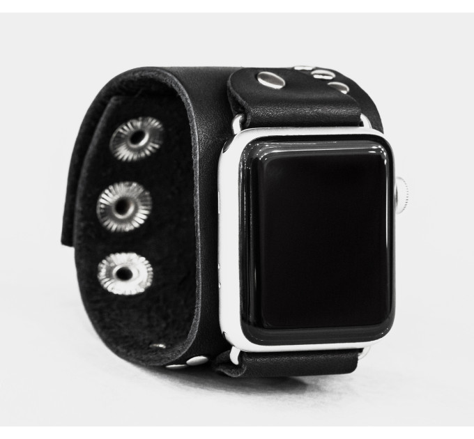 Шкіряний ремінець для Apple Watch серії 3 4 5 6 7 8 9 SE Ultra Ultra 2 38 40 41 42 44 45 49 мм, 1071