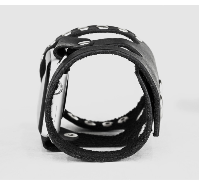 Шкіряний ремінець для Apple Watch серії 3 4 5 6 7 8 9 SE Ultra Ultra 2 та корпусу 38 40 41 42 44 45 49 мм, 1080