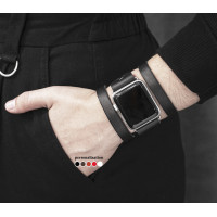 Шкіряний ремінець для Apple Watch серії 3 4 5 6 7 8 9 SE Ultra Ultra 2 та корпусу 38 40 41 42 44 45 49 мм, 1081