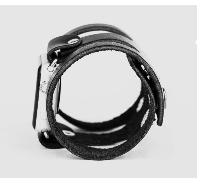 Шкіряний ремінець для Apple Watch серії 3 4 5 6 7 8 9 SE Ultra Ultra 2 та корпусу 38 40 41 42 44 45 49 мм, 1081