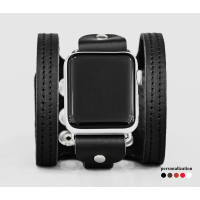 Шкіряний ремінець для Apple Watch серії 3 4 5 6 7 8 9 SE Ultra Ultra 2 та корпусу 38 40 41 42 44 45 49 мм, 1081ст