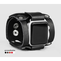 Шкіряний ремінець для Apple Watch серії 3 4 5 6 7 8 9 SE Ultra Ultra 2 та корпусу 38 40 41 42 44 45 49 мм, 1085