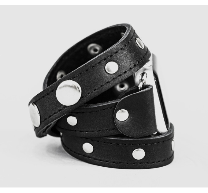 Шкіряний ремінець для Apple Watch серії 3 4 5 6 7 8 9 SE Ultra Ultra 2 38 40 41 42 44 45 49 мм, 1090ст