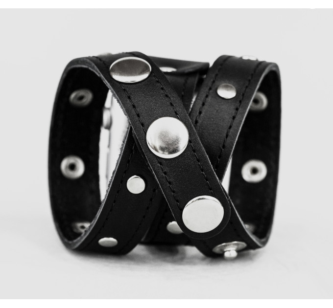 Шкіряний ремінець для Apple Watch серії 3 4 5 6 7 8 9 SE Ultra Ultra 2 38 40 41 42 44 45 49 мм, 1090ст