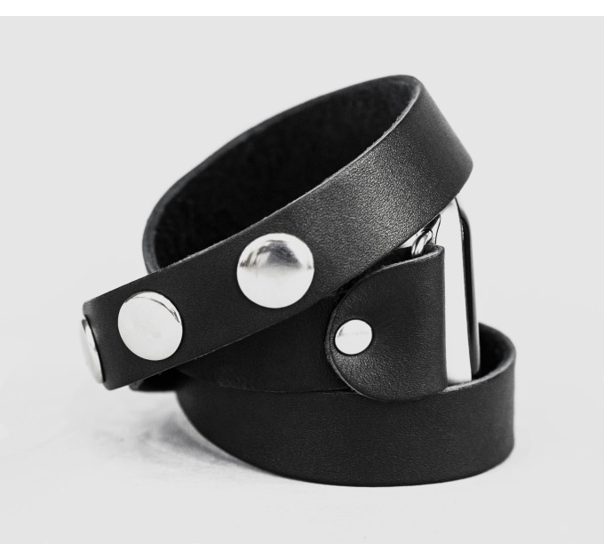 Шкіряний ремінець для Apple Watch серії 3 4 5 6 7 8 9 SE Ultra Ultra 2 38 40 41 42 44 45 49 мм, 1095