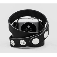 Шкіряний ремінець для Apple Watch серії 3 4 5 6 7 8 9 SE Ultra Ultra 2 38 40 41 42 44 45 49 мм, 1095