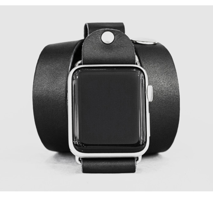 Шкіряний ремінець для Apple Watch серії 3 4 5 6 7 8 9 SE Ultra Ultra 2 38 40 41 42 44 45 49 мм, 1095