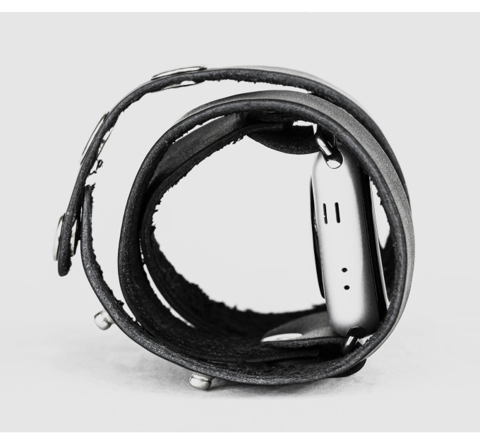 Шкіряний ремінець для Apple Watch серії 3 4 5 6 7 8 9 SE Ultra Ultra 2 38 40 41 42 44 45 49 мм, 1095