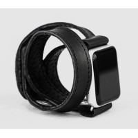 Шкіряний ремінець для Apple Watch серії 3 4 5 6 7 8 9 SE Ultra Ultra 2 38 40 41 42 44 45 49 мм, 1095ст