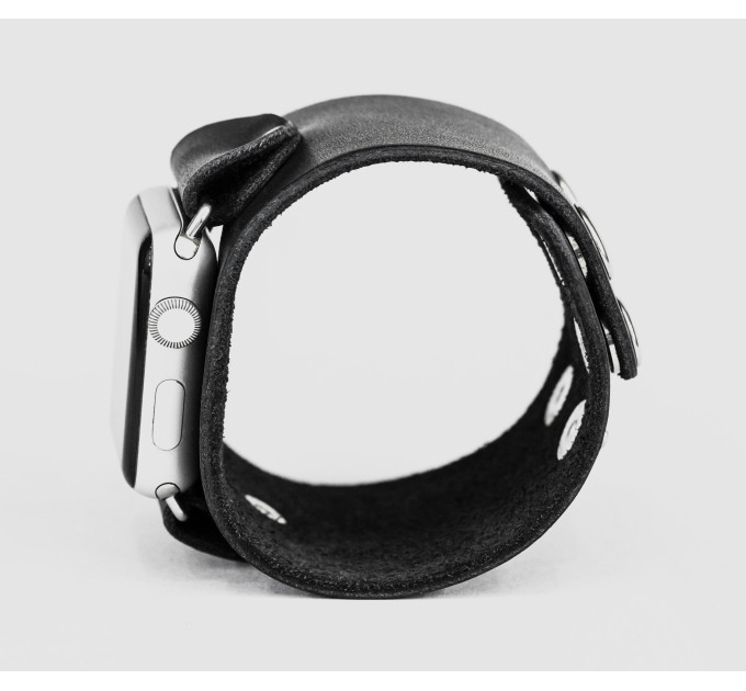 Шкіряний ремінець для Apple Watch серії 3 4 5 6 7 8 9 SE Ultra Ultra 2 та корпусу 38 40 41 42 44 45 49 мм, 1105