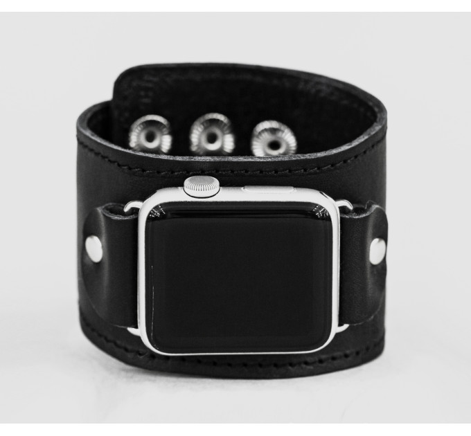 Шкіряний ремінець для Apple Watch серії 3 4 5 6 7 8 9 SE Ultra Ultra 2 та корпусу 38 40 41 42 44 45 49 мм, 1105ст