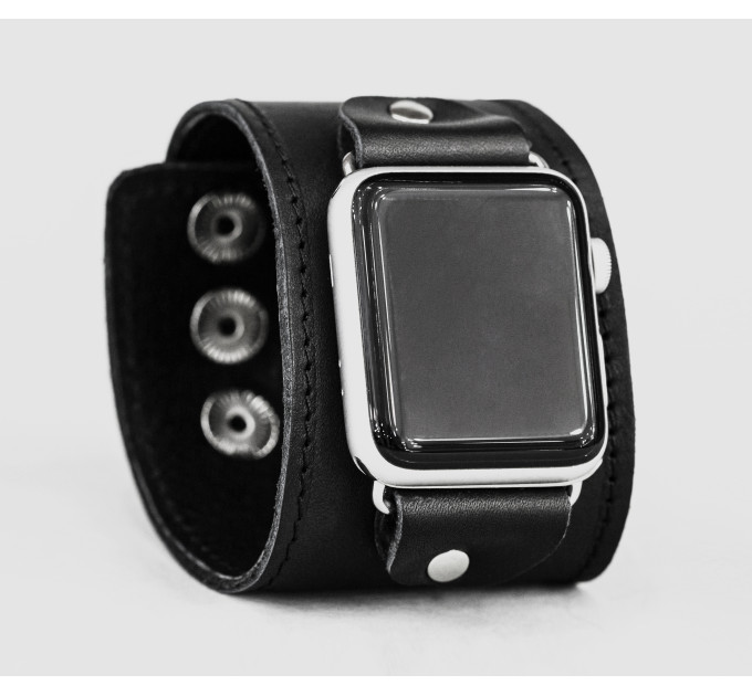 Шкіряний ремінець для Apple Watch серії 3 4 5 6 7 8 9 SE Ultra Ultra 2 та корпусу 38 40 41 42 44 45 49 мм, 1105ст