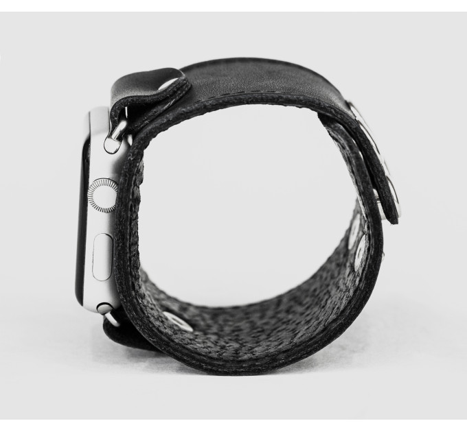 Шкіряний ремінець для Apple Watch серії 3 4 5 6 7 8 9 SE Ultra Ultra 2 та корпусу 38 40 41 42 44 45 49 мм, 1105ст