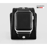 Шкіряний ремінець для Apple Watch серії 3 4 5 6 7 8 9 SE Ultra Ultra 2 та корпусу 38 40 41 42 44 45 49 мм, 1105ст