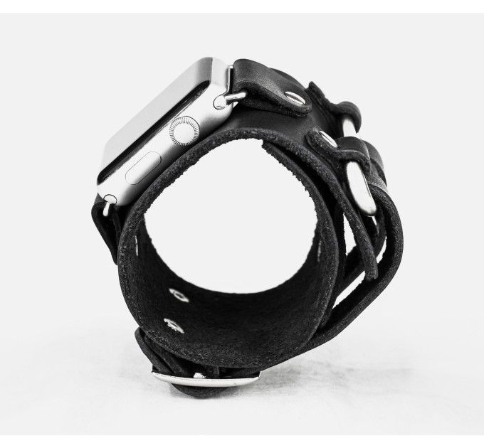 Шкіряний ремінець для Apple Watch серії 3 4 5 6 7 8 9 SE Ultra Ultra 2 та корпусу 38 40 41 42 44 45 49 мм, 1108