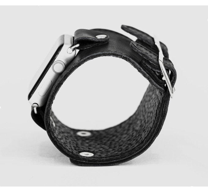 Шкіряний ремінець для Apple Watch серії 3 4 5 6 7 8 9 SE Ultra Ultra 2 та корпусу 38 40 41 42 44 45 49 мм, 1200ст