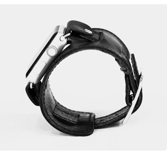 Шкіряний ремінець для Apple Watch серії 3 4 5 6 7 8 9 SE Ultra Ultra 2 та корпусу 38 40 41 42 44 45 49 мм, 1230ст