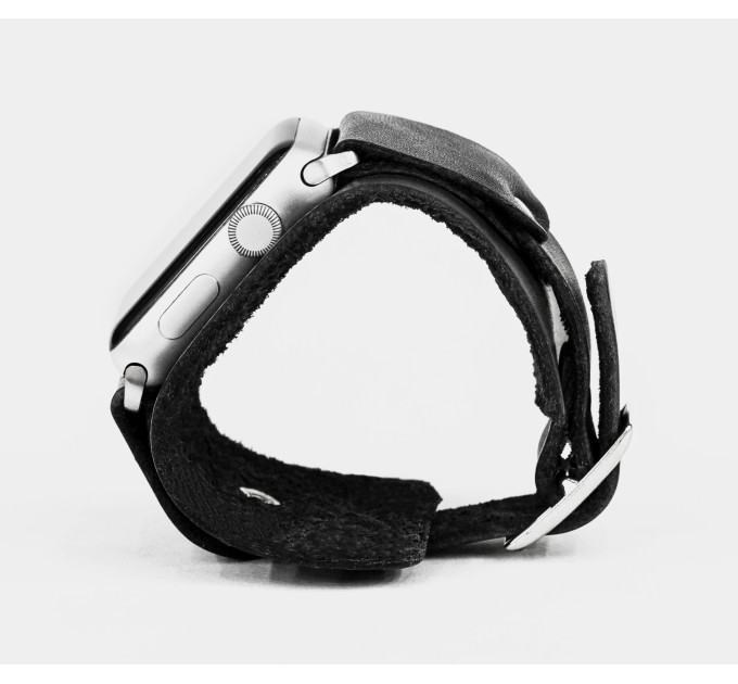 Шкіряний ремінець для Apple Watch серії 3 4 5 6 7 8 9 SE Ultra Ultra 2 та корпусу 38 40 41 42 44 45 49 мм, 1235