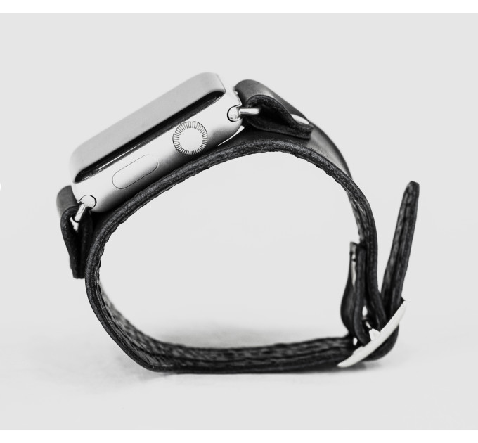 Шкіряний ремінець для Apple Watch серії 3 4 5 6 7 8 9 SE Ultra Ultra 2 та корпусу 38 40 41 42 44 45 49 мм, 1310ст