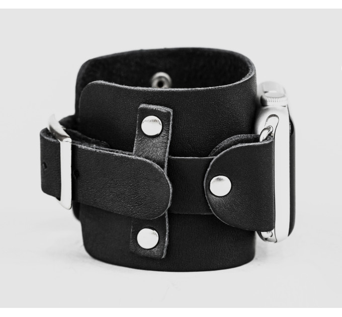 Шкіряний ремінець для Apple Watch серії 3 4 5 6 7 8 9 SE Ultra Ultra 2 та корпусу 38 40 41 42 44 45 49 мм, 1330