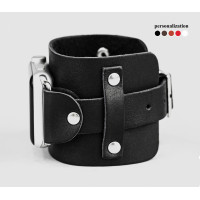 Шкіряний ремінець для Apple Watch серії 3 4 5 6 7 8 9 SE Ultra Ultra 2 та корпусу 38 40 41 42 44 45 49 мм, 1330