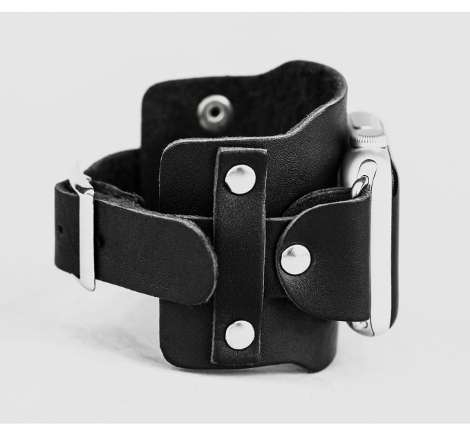 Шкіряний ремінець для Apple Watch серії 3 4 5 6 7 8 9 Ultra Ultra 2 та корпусу 38 40 41 42 44 45 49 мм, 1335