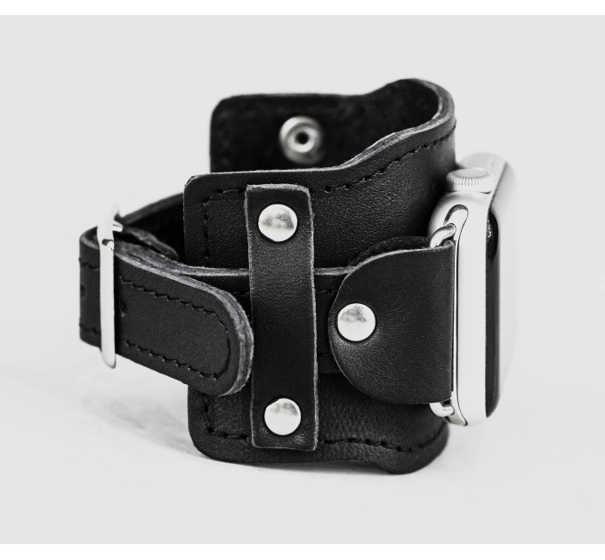 Шкіряний ремінець для Apple Watch серії 3 4 5 6 7 8 9 SE Ultra Ultra 2 та корпусу 38 40 41 42 44 45 49 мм, 1335ст