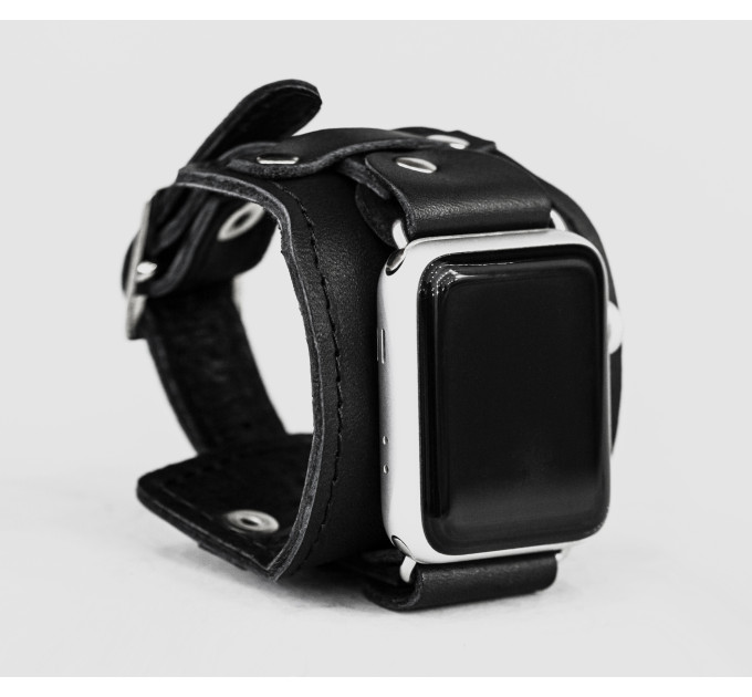 Шкіряний ремінець для Apple Watch серії 3 4 5 6 7 8 9 SE Ultra Ultra 2 та корпусу 38 40 41 42 44 45 49 мм, 1335ст