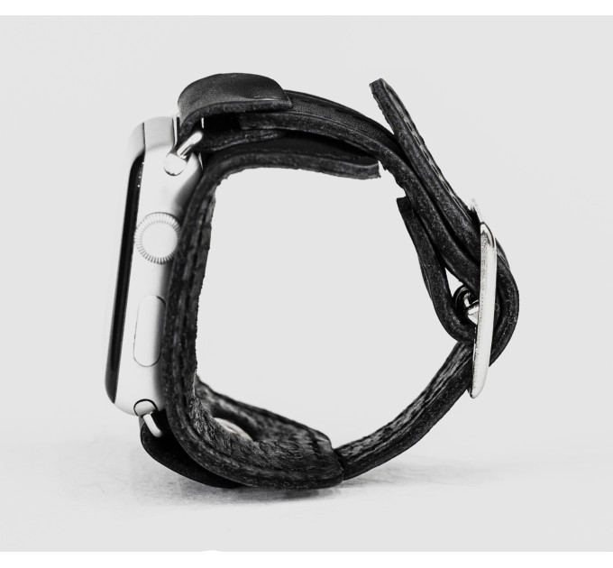 Шкіряний ремінець для Apple Watch серії 3 4 5 6 7 8 9 SE Ultra Ultra 2 та корпусу 38 40 41 42 44 45 49 мм, 1357ст