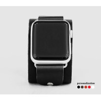 Шкіряний ремінець для Apple Watch серії 3 4 5 6 7 8 9 SE Ultra Ultra 2 та корпусу 38 40 41 42 44 45 49 мм, 1362