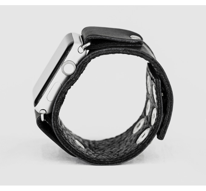 Шкіряний ремінець для Apple Watch серії 3 4 5 6 7 8 9 SE Ultra Ultra 2 та корпусу 38 40 41 42 44 45 49 мм, 1362ст