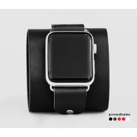 Шкіряний ремінець для Apple Watch серії 3 4 5 6 7 8 9 SE Ultra Ultra 2 та корпусу 38 40 41 42 44 45 49 мм, 1363