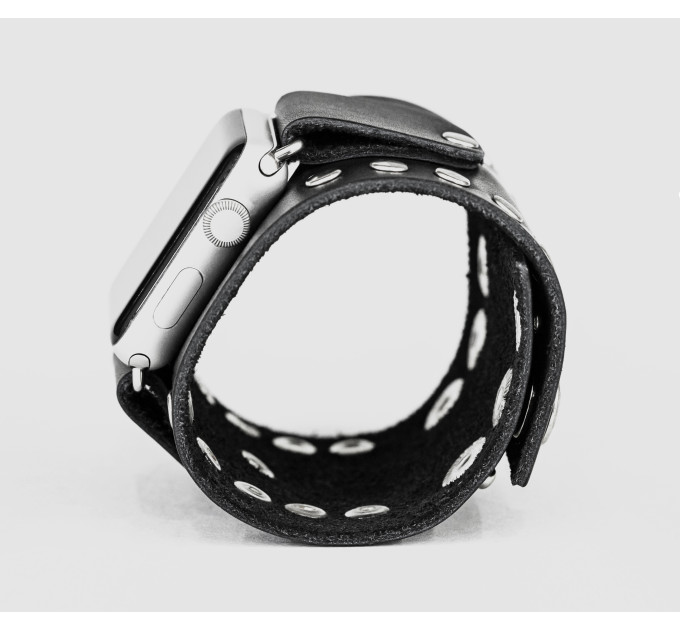 Шкіряний ремінець для Apple Watch серії 3 4 5 6 7 8 9 SE Ultra Ultra 2 та корпусу 38 40 41 42 44 45 49 мм, 1365