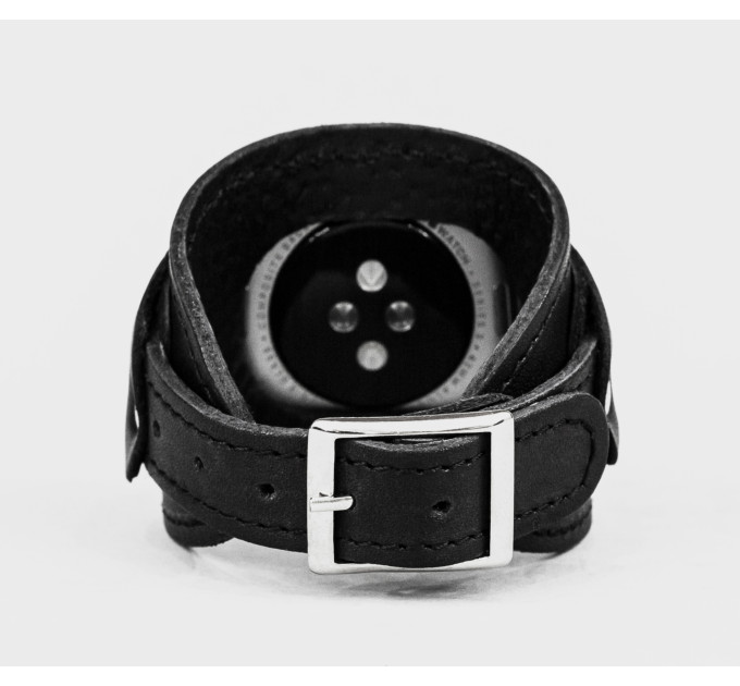 Шкіряний ремінець для Apple Watch серії 3 4 5 6 7 8 9 SE Ultra Ultra 2 та корпусу 38 40 41 42 44 45 49 мм, 1530ст