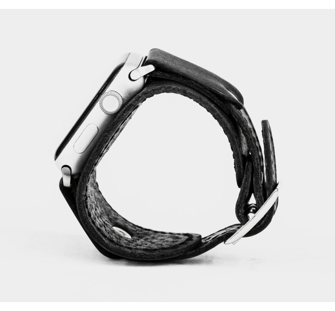 Шкіряний ремінець для Apple Watch серії 3 4 5 6 7 8 9 SE Ultra Ultra 2 та корпусу 38 40 41 42 44 45 49 мм, 1530ст