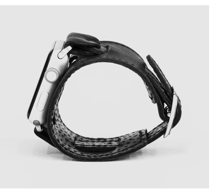 Шкіряний ремінець для Apple Watch серії 3 4 5 6 7 8 9 SE Ultra Ultra 2 та корпусу 38 40 41 42 44 45 49 мм, 1550ст