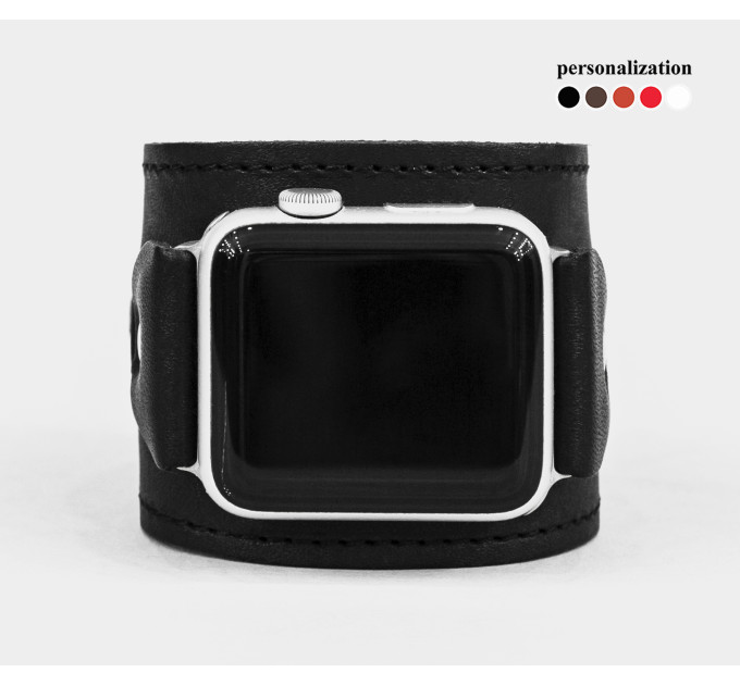Шкіряний ремінець для Apple Watch серії 3 4 5 6 7 8 9 SE Ultra Ultra 2 та корпусу 38 40 41 42 44 45 49 мм, 1550ст