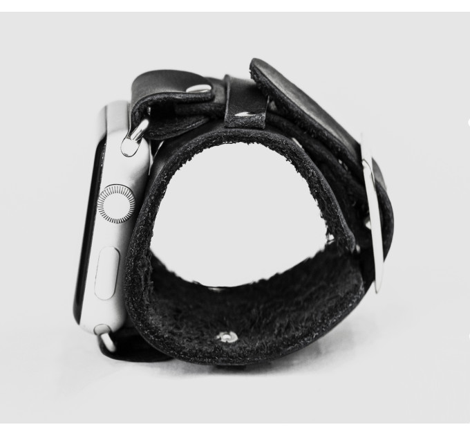 Шкіряний ремінець для Apple Watch серії 3 4 5 6 7 8 9 SE Ultra Ultra 2 та корпусу 38 40 41 42 44 45 49 мм, 1552