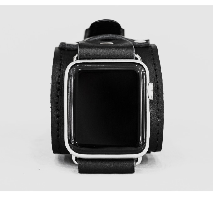 Шкіряний ремінець для Apple Watch серії 3 4 5 6 7 8 9 SE Ultra Ultra 2 та корпусу 38 40 41 42 44 45 49 мм, 1552ст