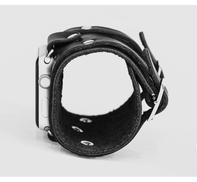 Шкіряний ремінець для Apple Watch серії 3 4 5 6 7 8 9 SE Ultra Ultra 2 та корпусу 38 40 41 42 44 45 49 мм, 1715