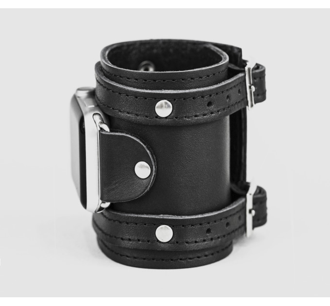 Шкіряний ремінець для Apple Watch серії 3 4 5 6 7 8 9 SE Ultra Ultra 2 та корпусу 38 40 41 42 44 45 49 мм, 1715ст