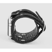 Шкіряний ремінець для Apple Watch серії 3 4 5 6 7 8 9 SE Ultra Ultra 2 та корпусу 38 40 41 42 44 45 49 мм, 1715ст