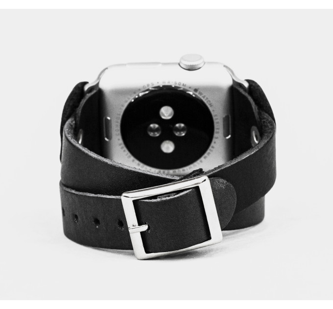 Шкіряний ремінець для Apple Watch серії 3 4 5 6 7 8 9 SE Ultra Ultra 2 38 40 41 42 44 45 49 мм, 1810