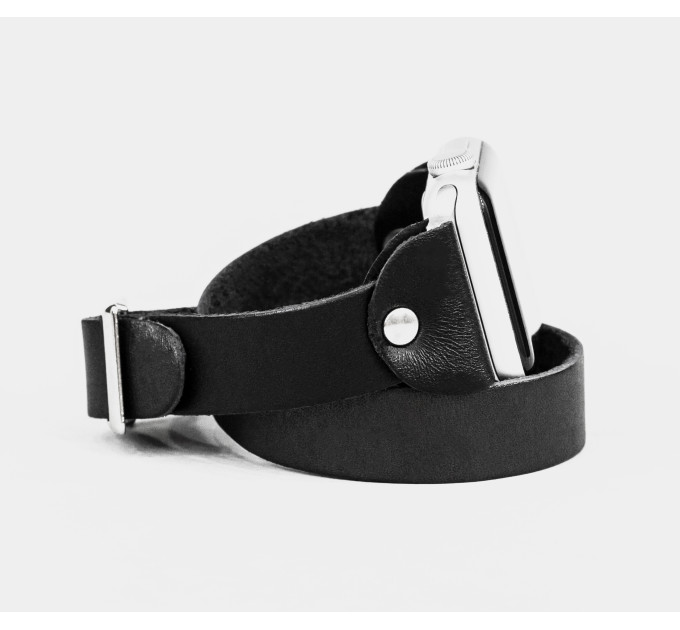 Шкіряний ремінець для Apple Watch серії 3 4 5 6 7 8 9 SE Ultra Ultra 2 38 40 41 42 44 45 49 мм, 1810