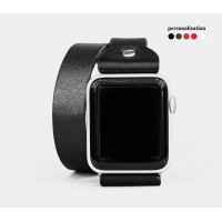 Шкіряний ремінець для Apple Watch серії 3 4 5 6 7 8 9 SE Ultra Ultra 2 38 40 41 42 44 45 49 мм, 1810