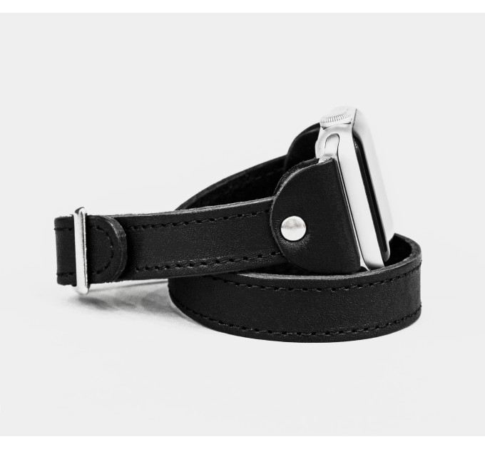 Шкіряний ремінець для Apple Watch серії 3 4 5 6 7 8 9 SE Ultra Ultra 2 38 40 41 42 44 45 49 мм, 1810ст