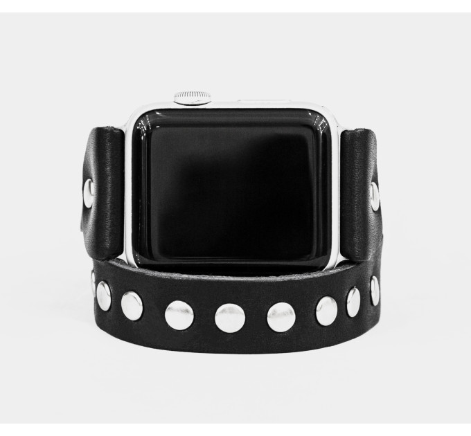 Шкіряний ремінець для Apple Watch серії 3 4 5 6 7 8 9 SE Ultra Ultra 2 38 40 41 42 44 45 49 мм, 1820