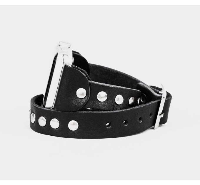 Шкіряний ремінець для Apple Watch серії 3 4 5 6 7 8 9 SE Ultra Ultra 2 38 40 41 42 44 45 49 мм, 1820