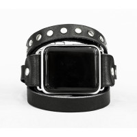 Шкіряний ремінець для Apple Watch серії 3 4 5 6 7 8 9 SE Ultra Ultra 2 38 40 41 42 44 45 49 мм, 1857